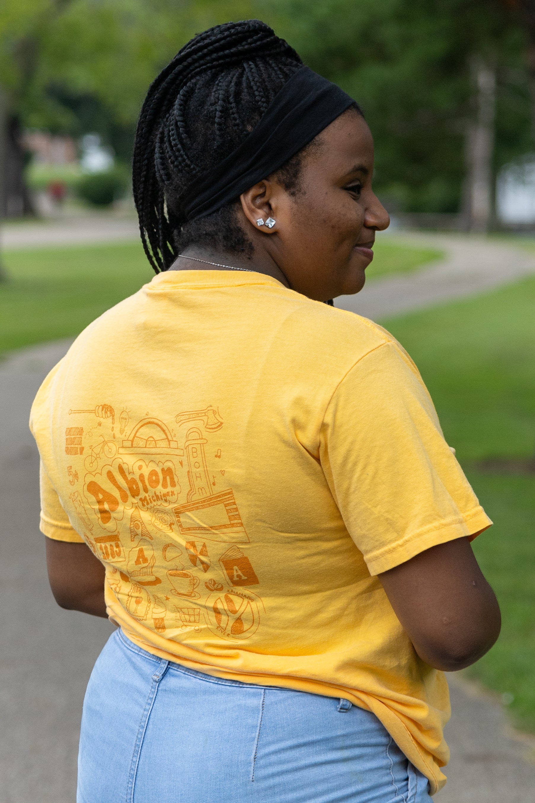 Albion, Michigan Doodle T-shirt
