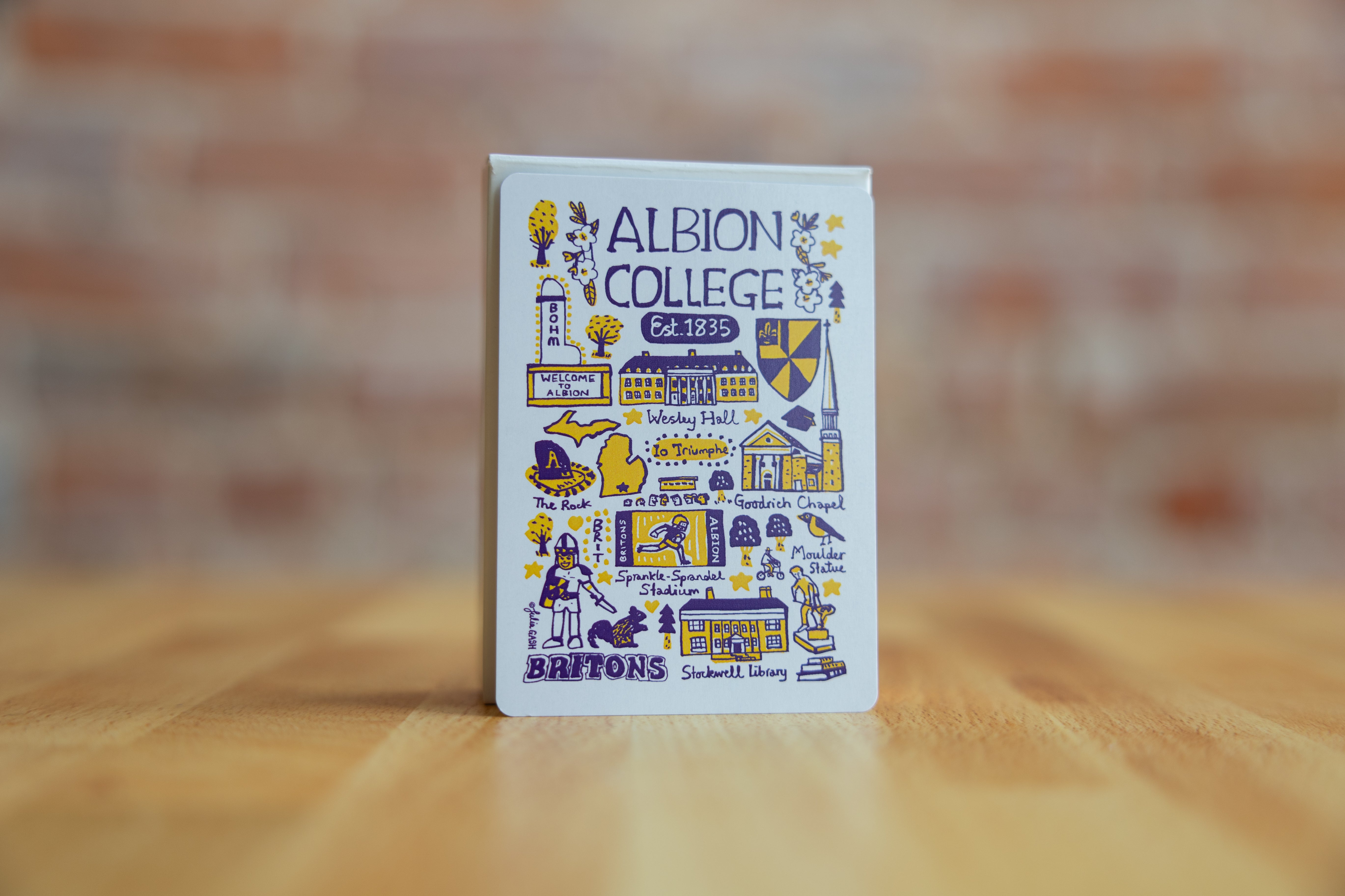 Albion College Playing Cards by Julia Gash