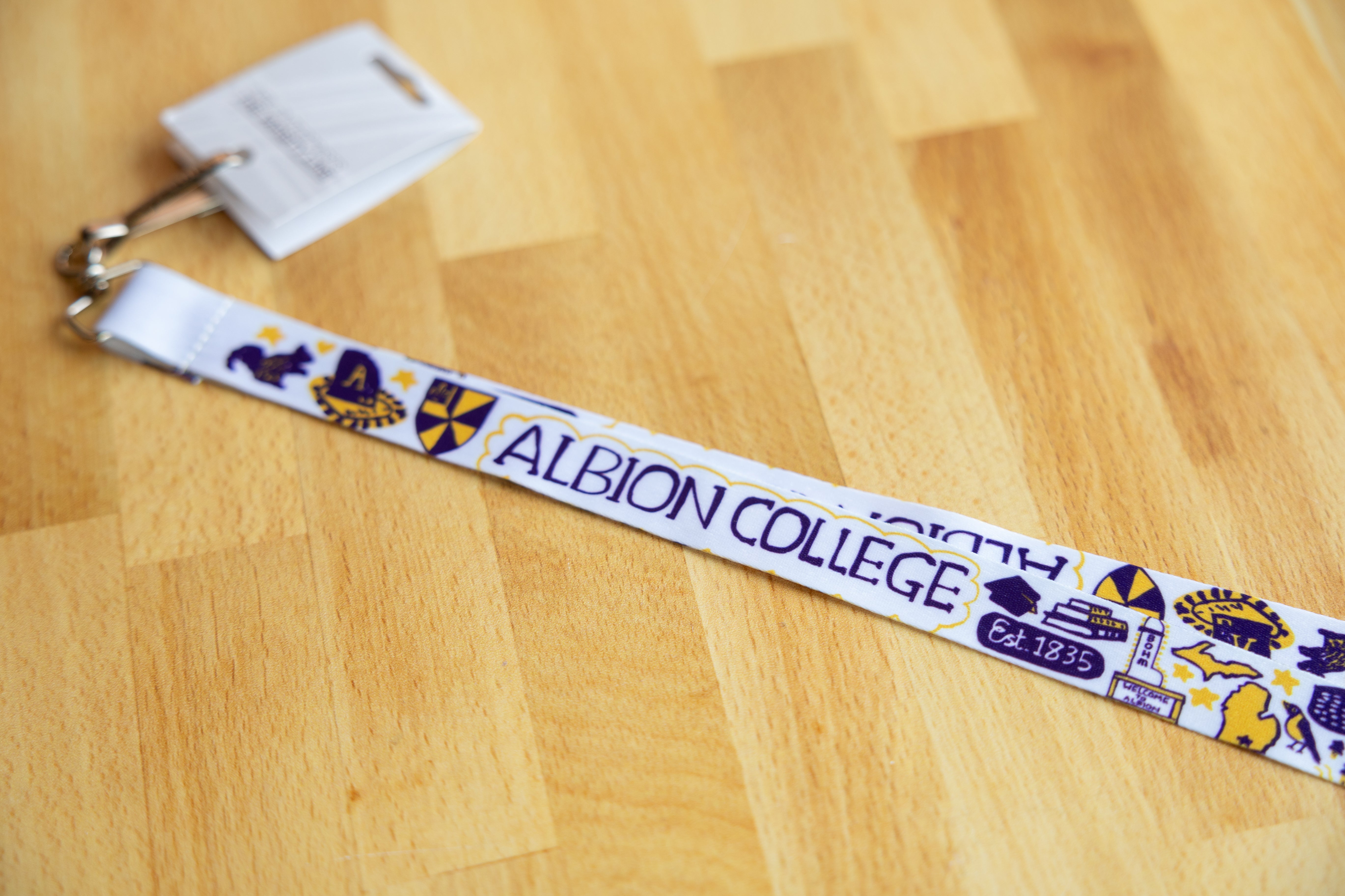 Albion College Lanyard by Julia Gash