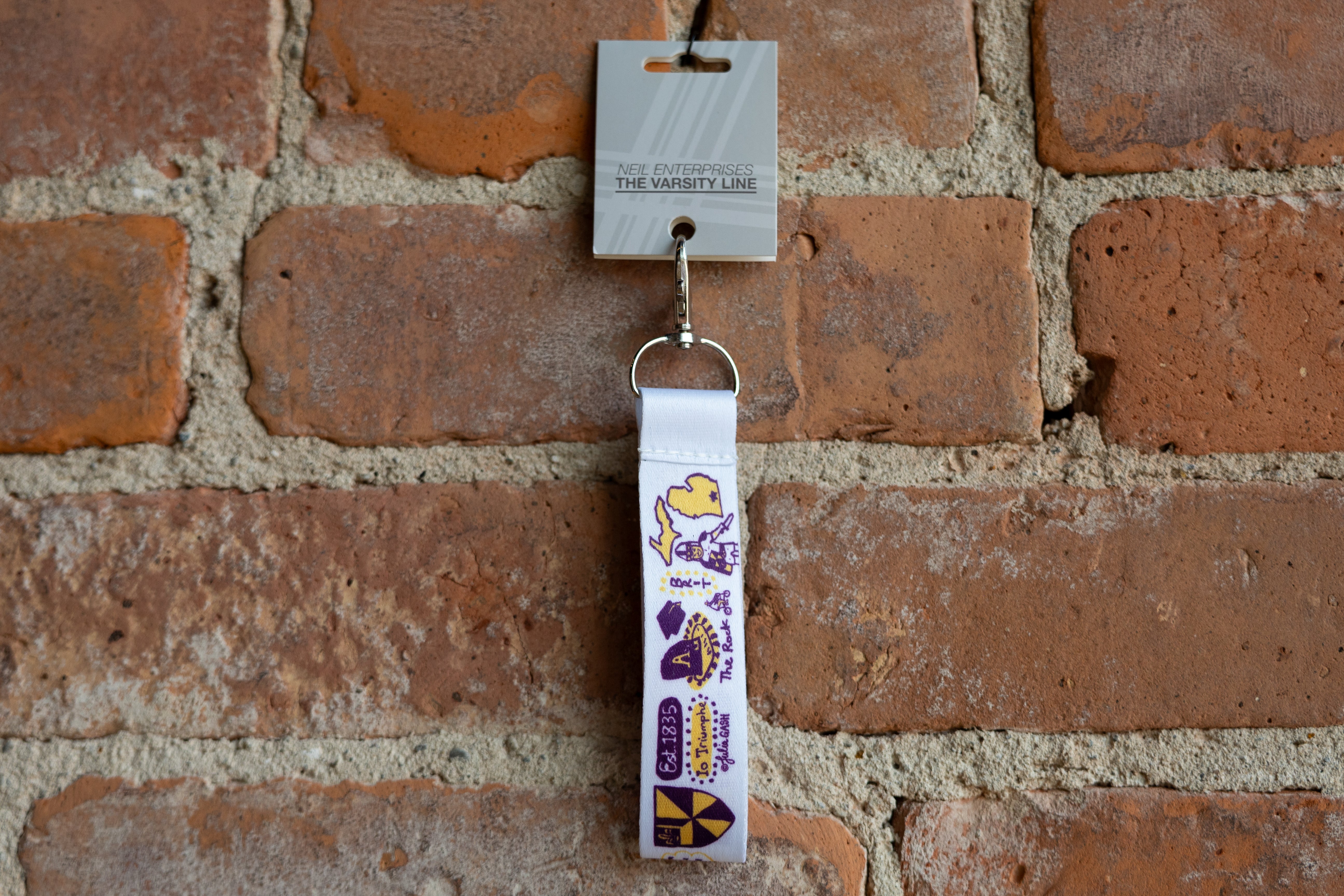 Albion College Key Strap by Julia Gash