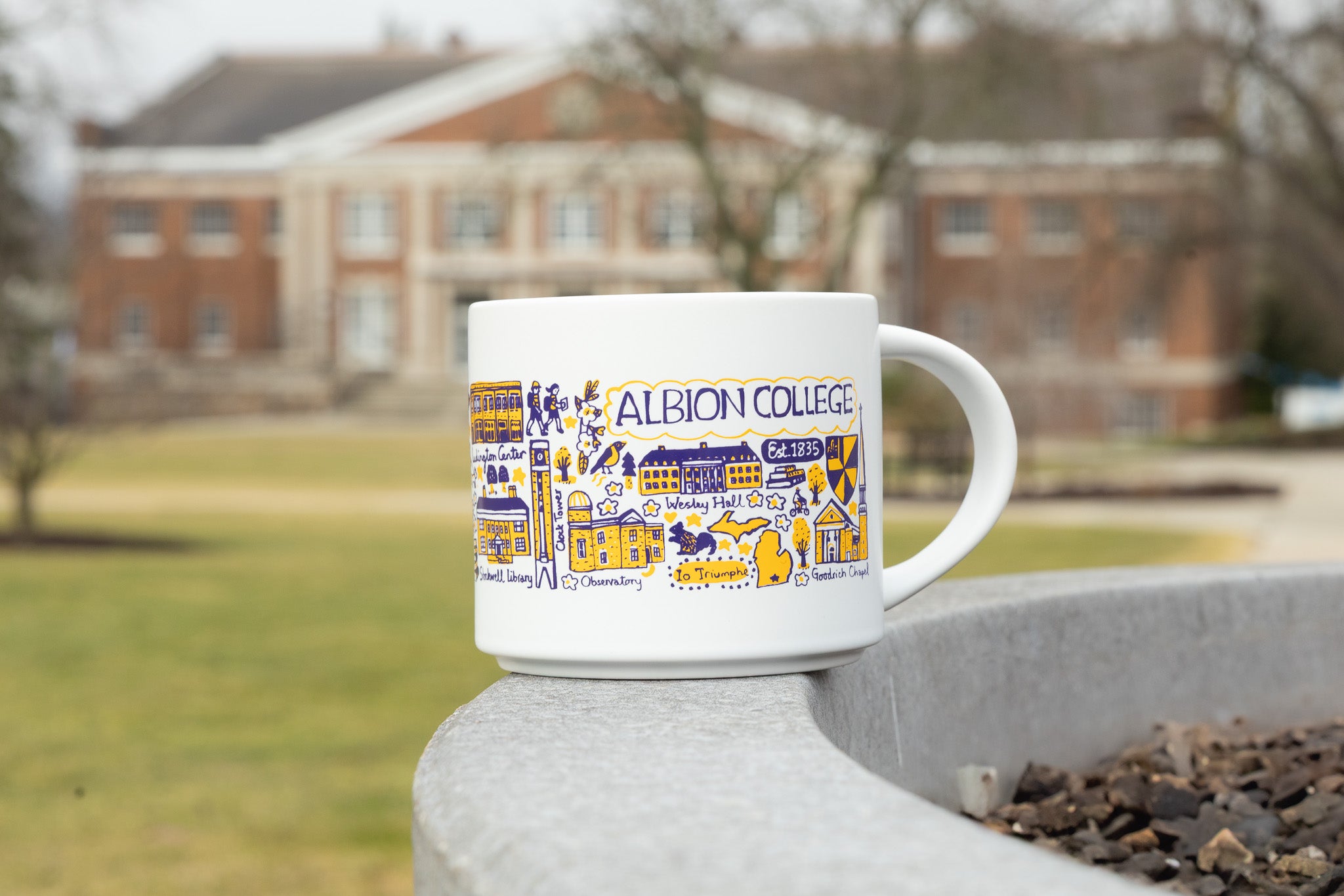 Albion College Mug by Julia Gash