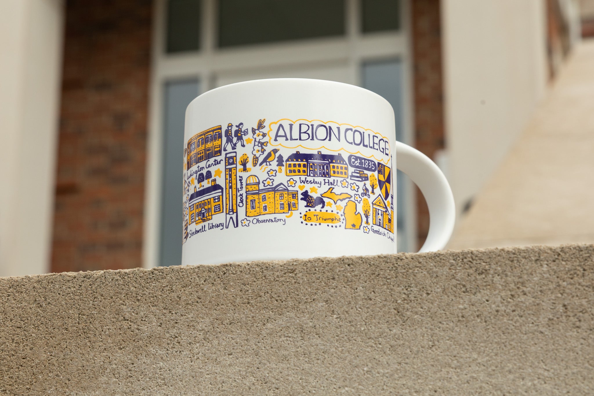 Albion College Mug by Julia Gash