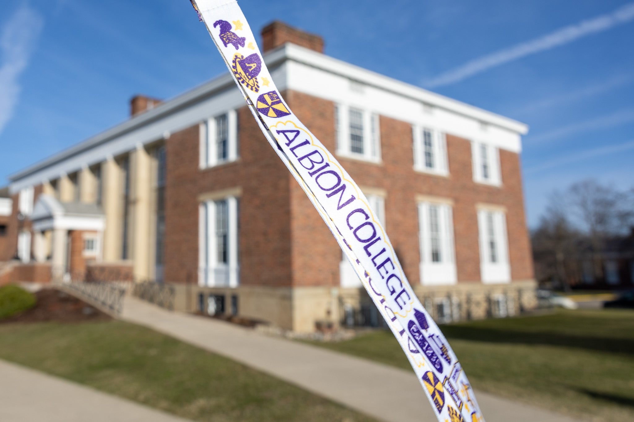 Albion College Lanyard by Julia Gash