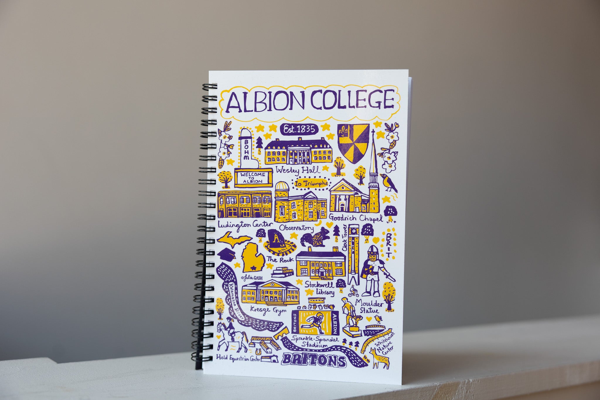 Albion College Spiral Journal by Julia Gash