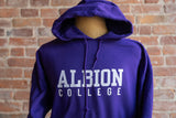 Purple Albion College Hoodie