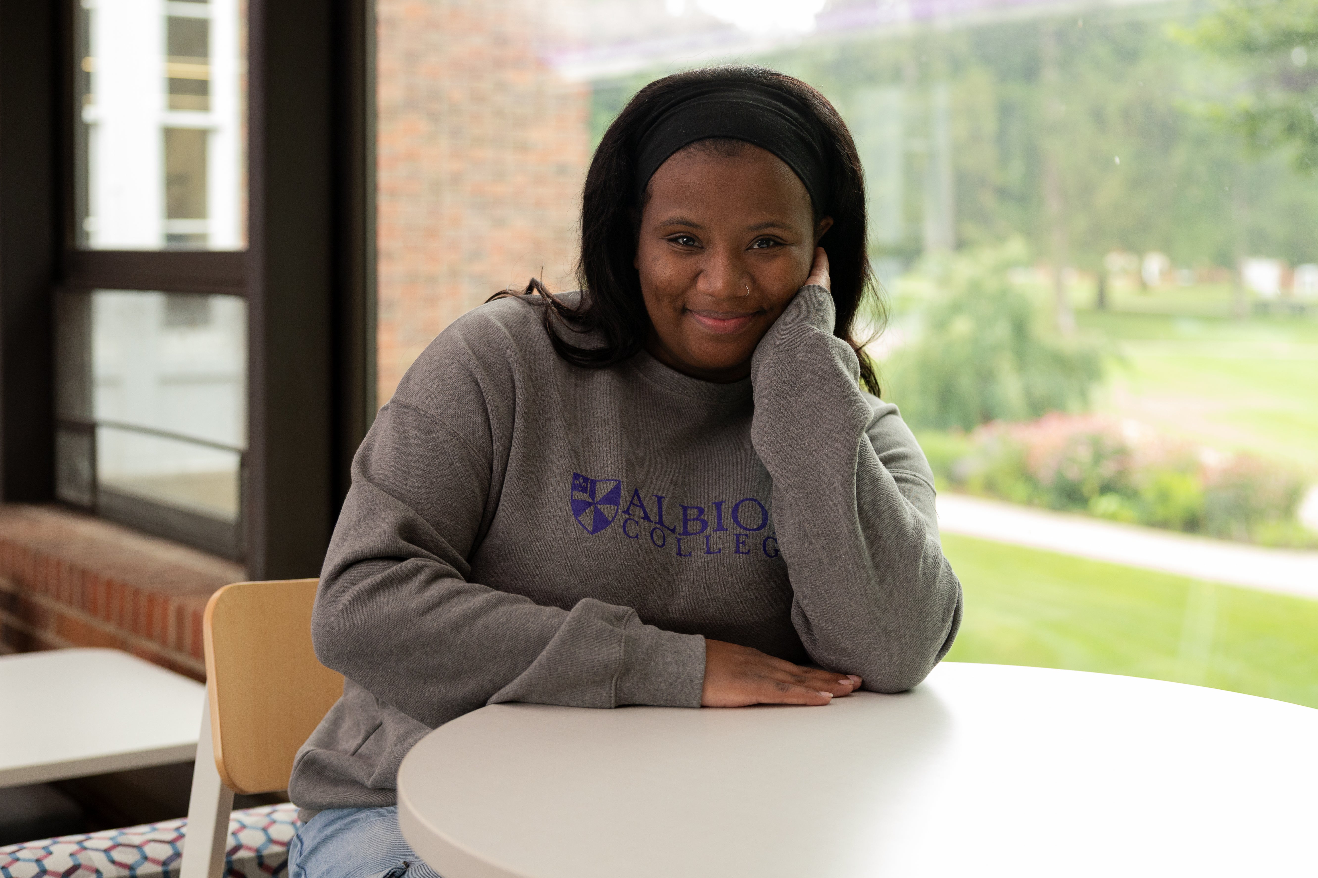 Albion College Shield Crewneck