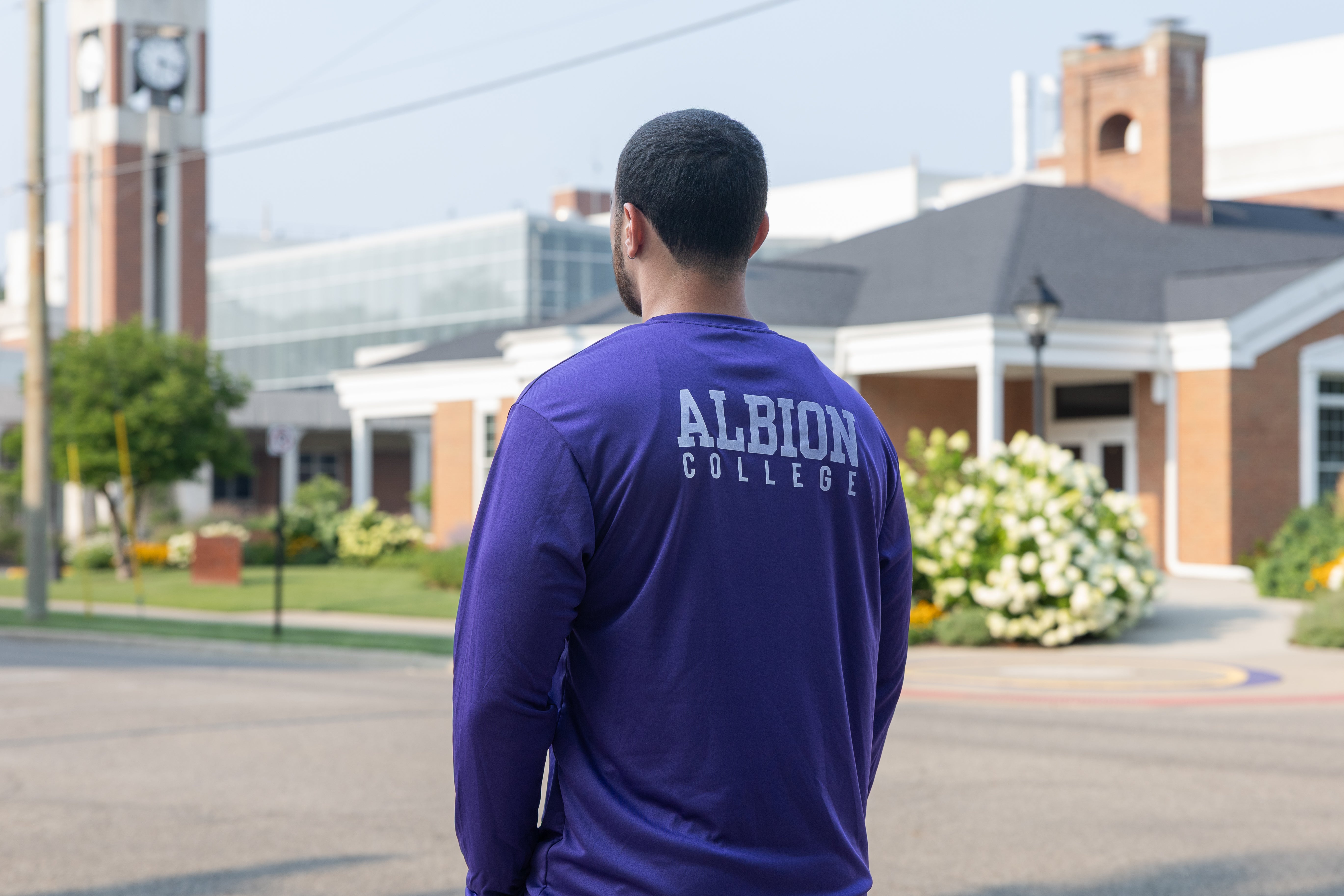Purple Briton Pride Long Sleeve Tee