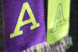 Purple & Yellow Albion College Scarf