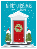 Holiday Door - Merry Christmas from Albion - Boxed Christmas Cards