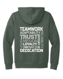 CCI Bella + Canvas Unisex Sponge Fleece Pullover Hoodie