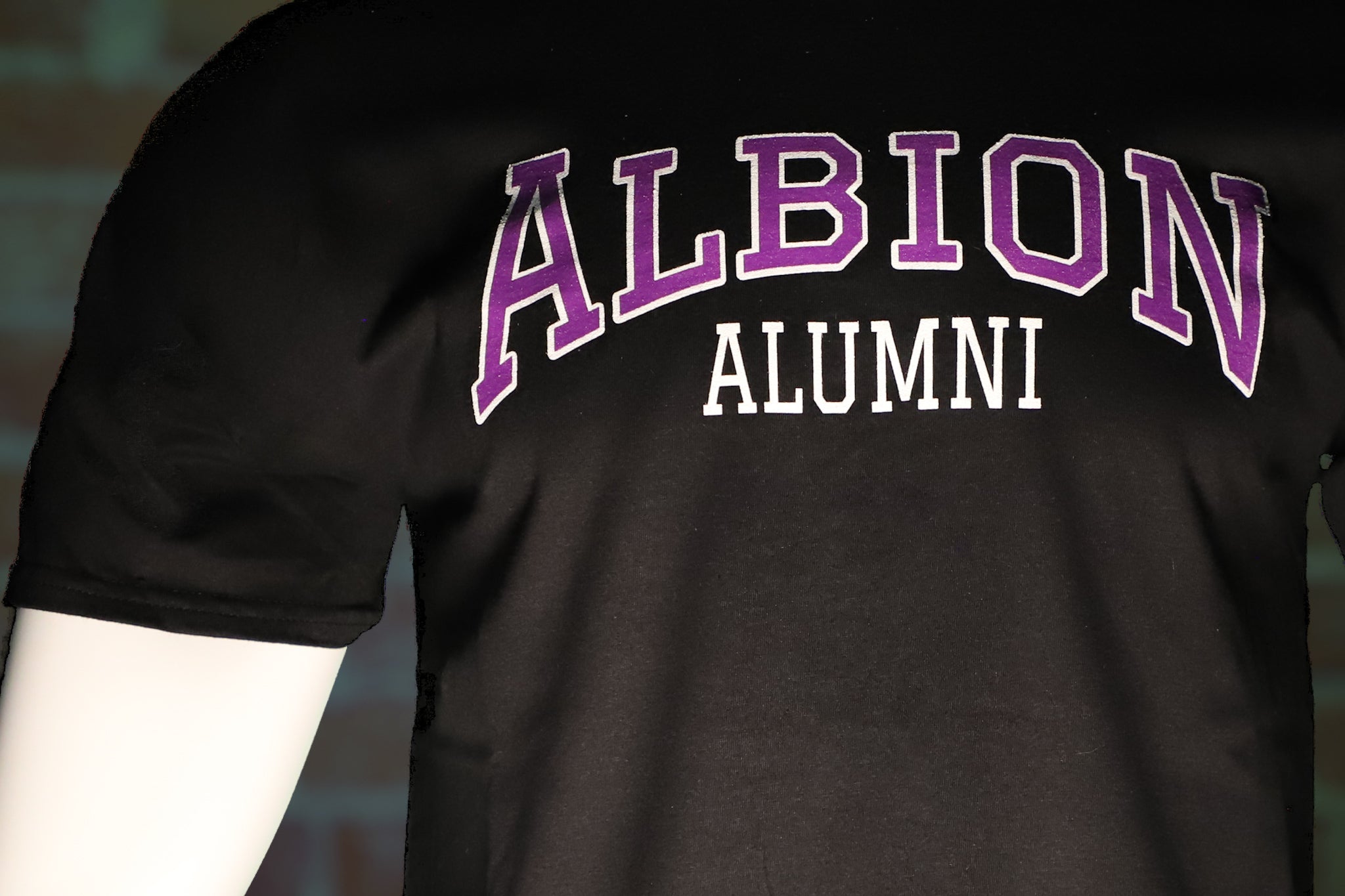 Black Albion College Alumni Shirt