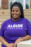 Classic Albion College Purple T-Shirt