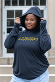 Black Albion College Long Sleeve Hoodie