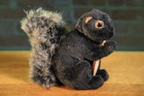 Black Plush Squirrel