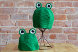 Crochet Frog Hat by Amy Oswald