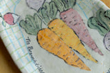 Carrot Ceramic Plate by Paige Young