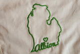 Embroidered Albion Bib