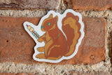 S'more Albion Squirrel Sticker