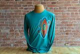 Explore Albion Teal Kayak Long Sleeve T-Shirt