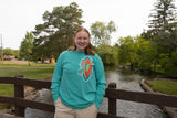 Explore Albion Teal Kayak Long Sleeve T-Shirt