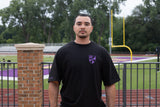 Albion College Shield Embroidered Heavyweight T-Shirt