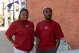 ALB Embroidered Red Heavyweight Shirt