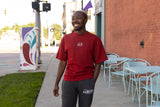 ALB Embroidered Red Heavyweight Shirt