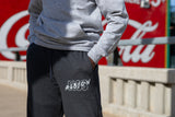 Albion 1835 Grey Fleece Wide-Leg Sweatpants