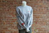 Albion Icons Patchwork Grey Crewneck Sweatshirt