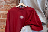 ALB Embroidered Red Heavyweight Shirt