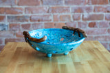 Large Decorative Blue Bowl by Paige Young