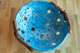 Large Decorative Blue Bowl by Paige Young