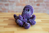 Purple Octopus Plushie by Lea Rakistaba