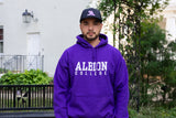 Purple Albion College Hoodie