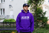 Purple Albion College Hoodie