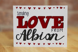 "Sending Love from Albion" Postcard