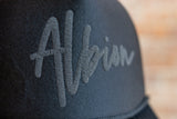 Black Retro Albion Trucker Hat