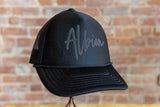 Black Retro Albion Trucker Hat