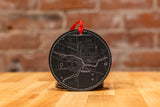 Albion Michigan Map Ornament