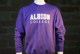 Classic Albion College Purple Crewneck