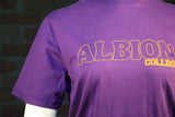 Purple Retro Albion College T-Shirt