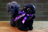 Black Plush Squirrel