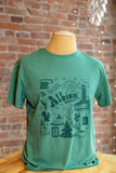 Holiday Albion, Michigan Doodle T-shirt