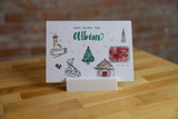 Happy Holidays from Albion Postcard