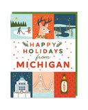 Michigan Holiday Grid Card