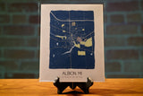 Albion Michigan Map - Watercolor Map Poster - 8x10 / 11x14