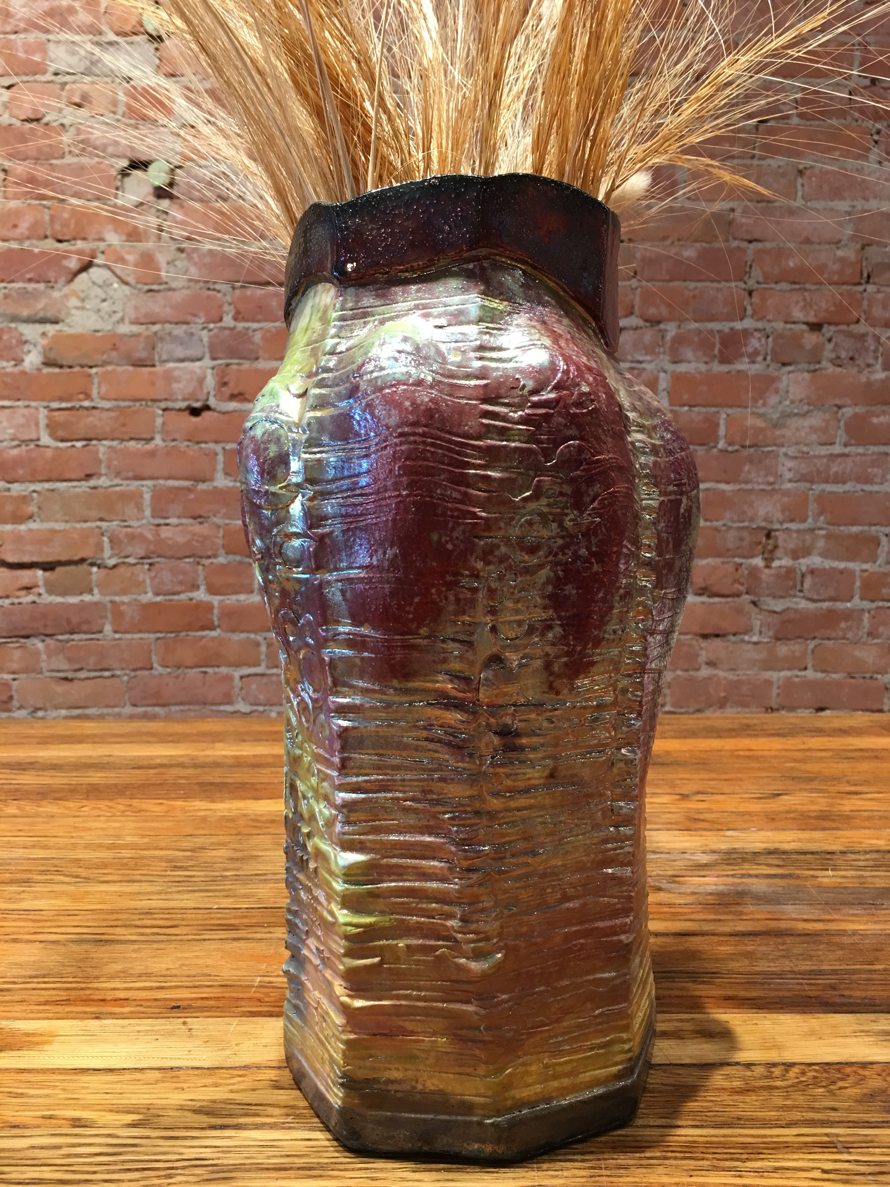 Large Decorative Vase by Nobel Schuler
