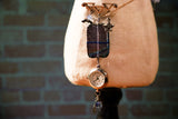 Blue Bead High Glass Watch Pin By Bobbie VanEck