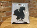 Hand-Painted Black Squirrel Magnet