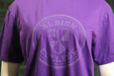 Purple Albion College Shield T-Shirt